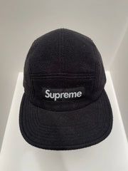 eBay 168449721163 photo 2: Supreme Fleece Pull Cord Camp Cap In Black (FW 2018) One Size