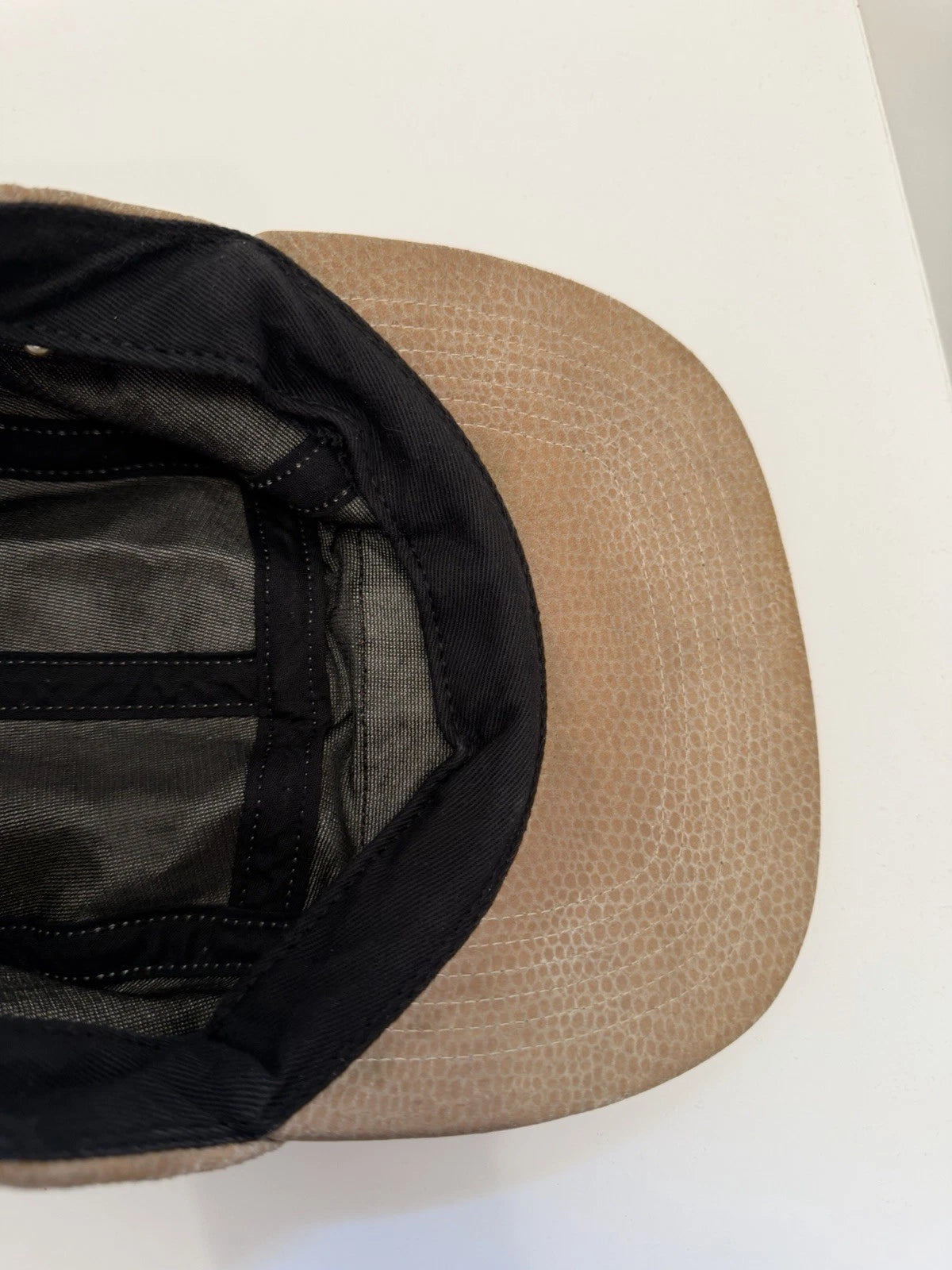 eBay 168552421888 photo 7: Supreme Python 5-Panel Snakeskin Camp Cap In Beige (FW 2016) One Size