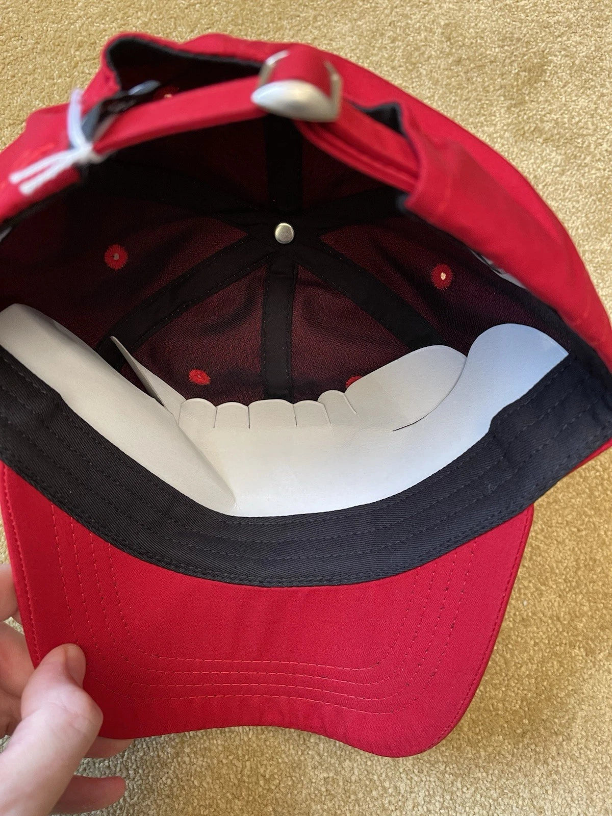 eBay 168081668369 photo 11: Palace P 6-Panel Ventile Cap in Red (FW 2017) BNWT