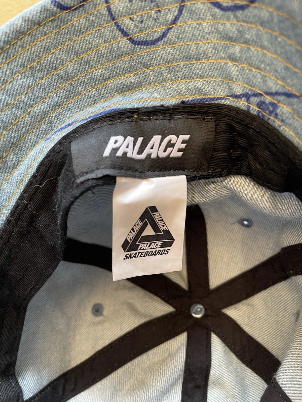 eBay 168338313927 photo 6: Men’s Palace Lotties Denim Bucket Hat (SS 2021) Size S/M