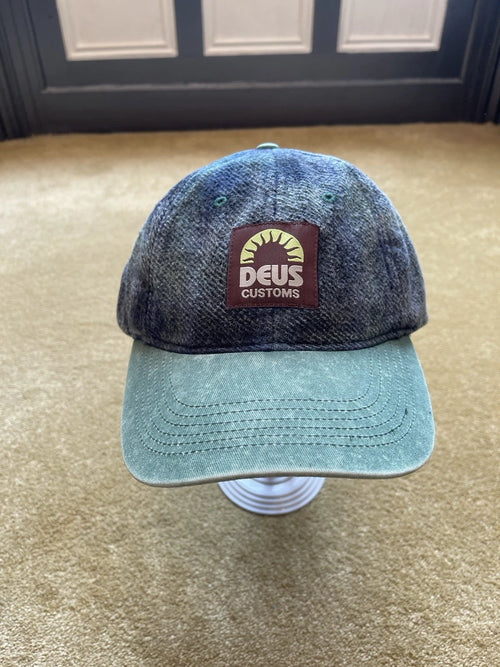 eBay 168441251212 photo 1: Deus Ex Machina Vacay Check Dad Cap in Green, One Size, BNWT
