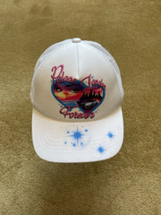 eBay 168357544084 photo 2: Palace Forever Trucker Cap In White (SS 2023)