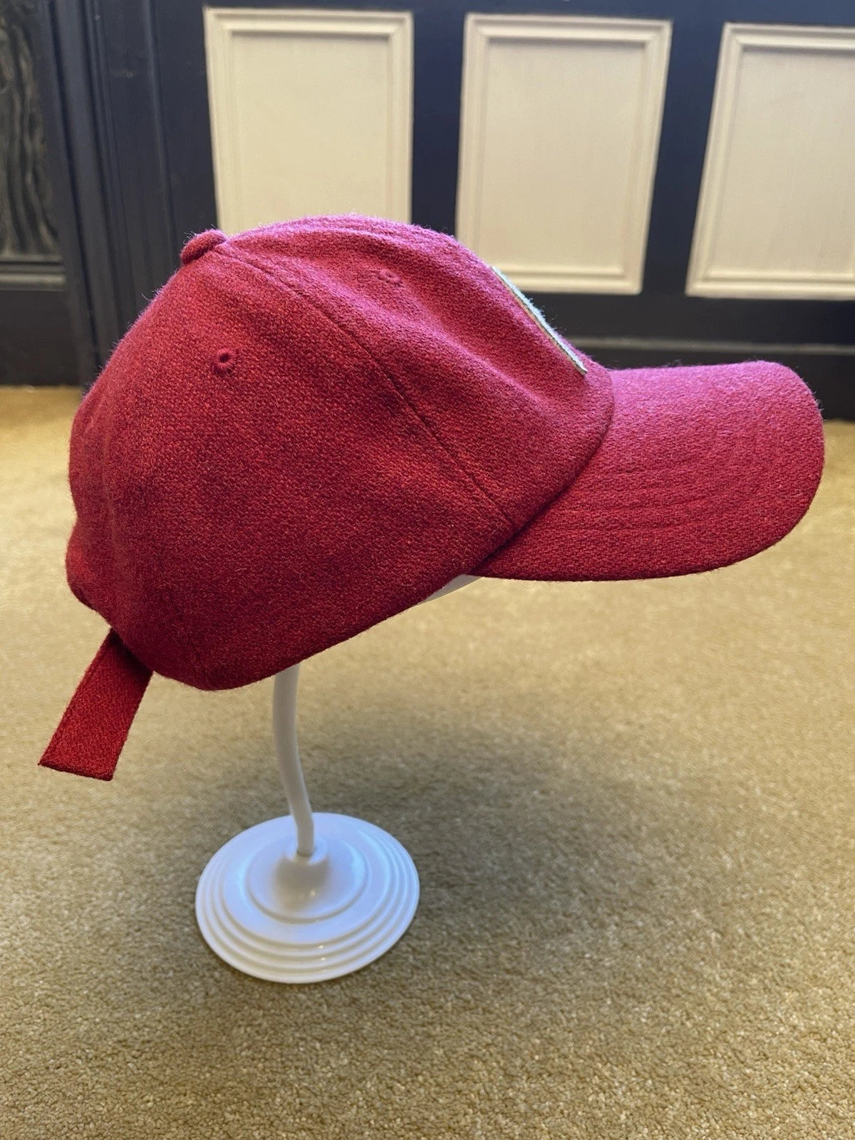 eBay 168357502863 photo 3: Men’s Palace P Wool 6-Panel Cap In Burgundy (FW 2019)