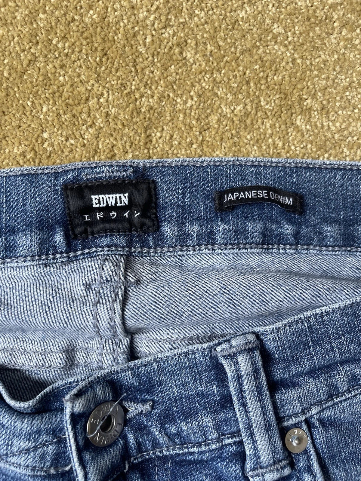 eBay 168527865721 photo 4: Men’s Edwin ED-85 Slim Tapered Japanese Denim Jeans Size W34/L32