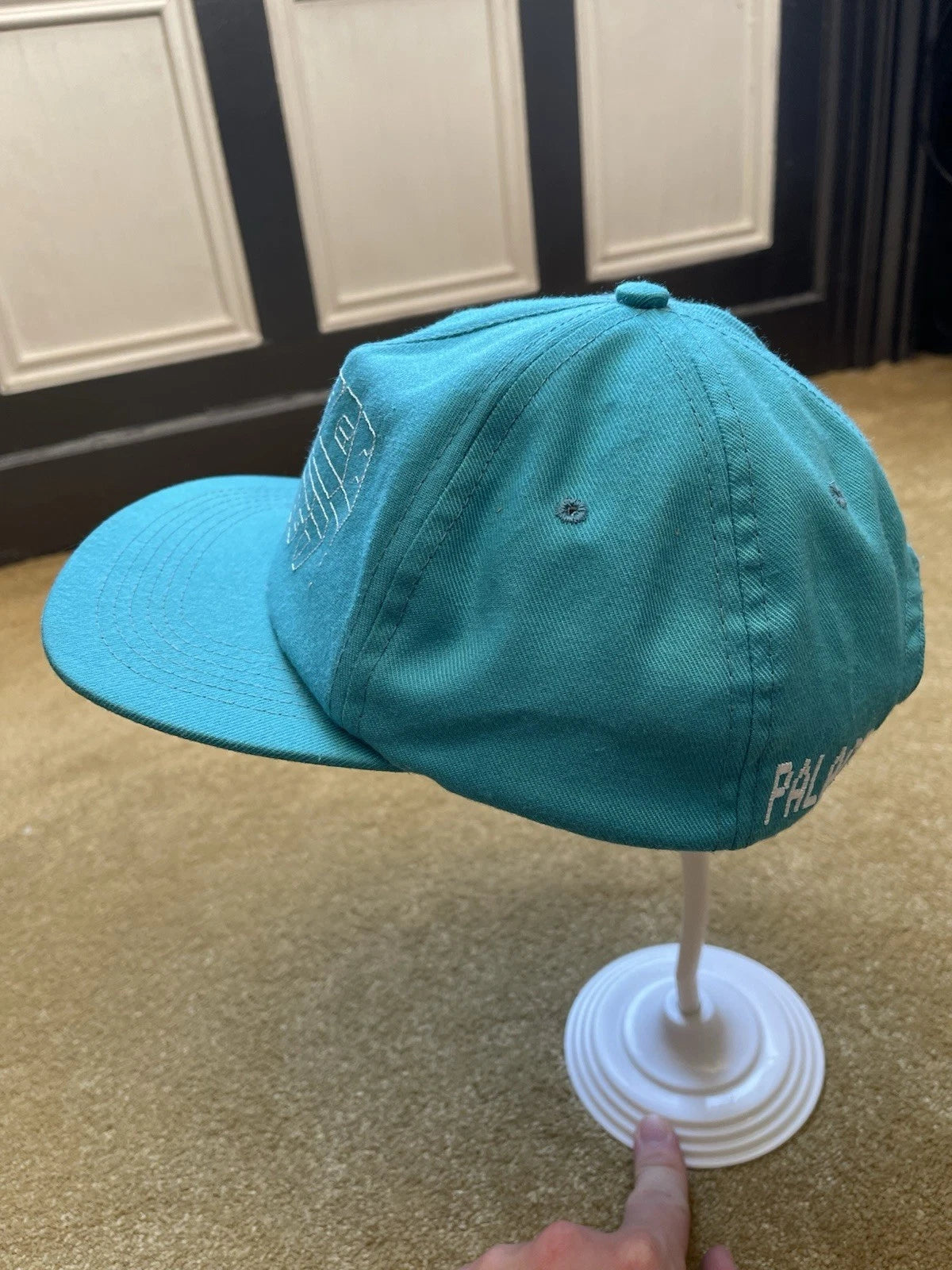 eBay 168097224626 photo 3: Palace ‘Palace Effect’ Cap in Teal Blue (FW 2015)