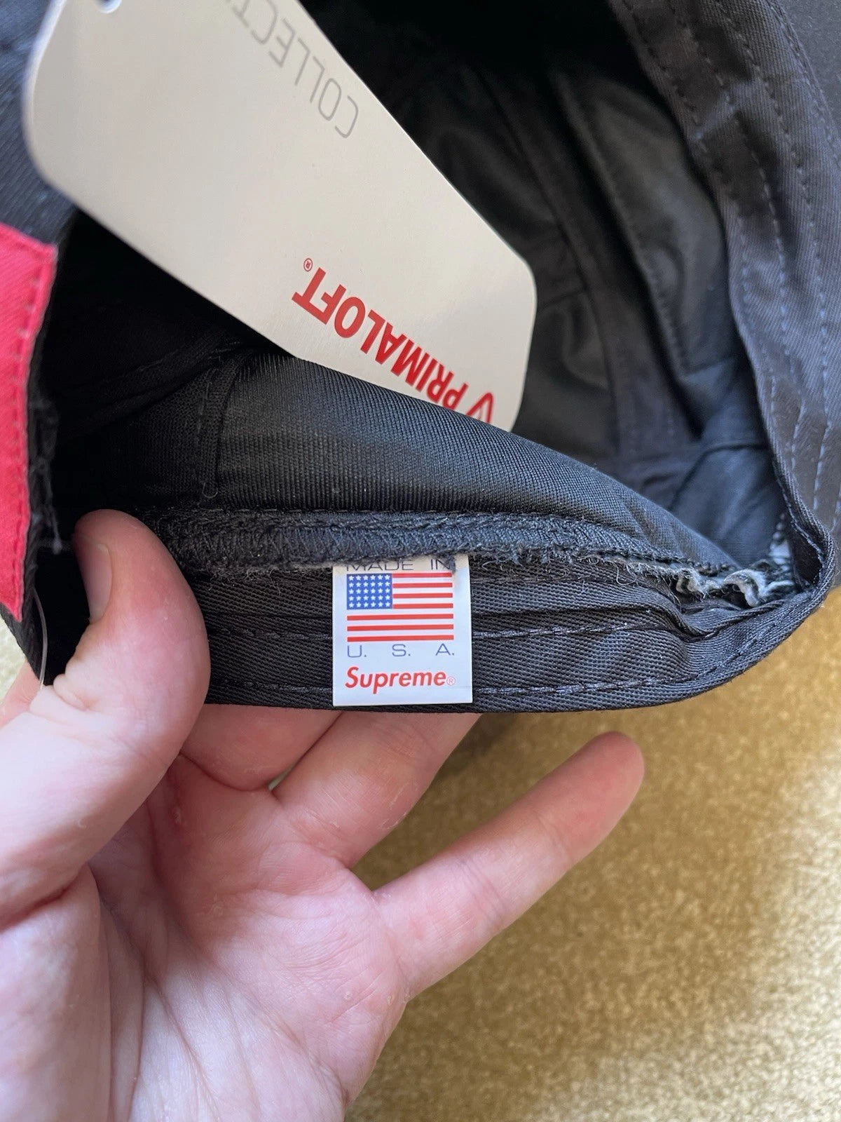 eBay 168430682265 photo 9: Supreme PrimaLoft Earflap Camp Cap In Black (FW 2018) Size S/M, BNWT