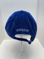 eBay 168540177610 photo 4: Supreme Velvet S Logo 6-Panel Cap In Royal Blue (FW 2020) One Size