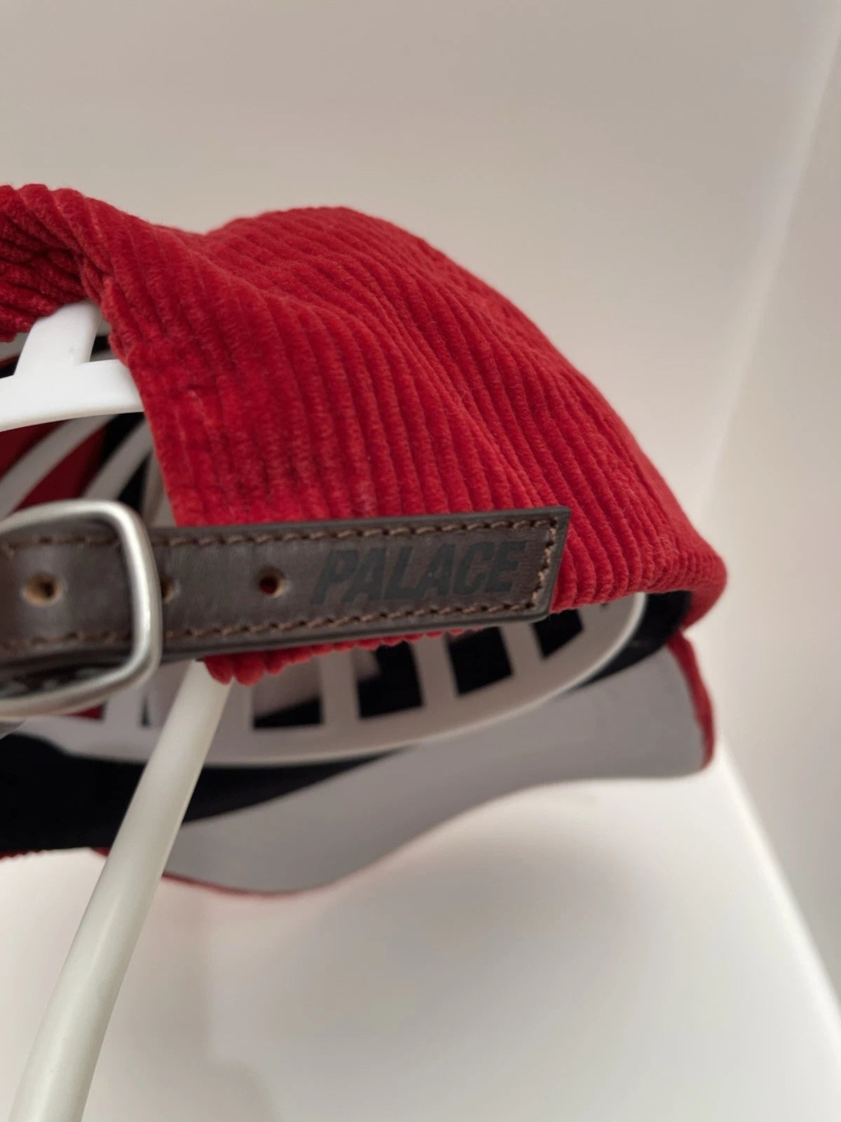 eBay 168449713228 photo 5: Palace Cord Tri-Ferg Patch 6-Panel Cap In Red (FW 2023) One Size