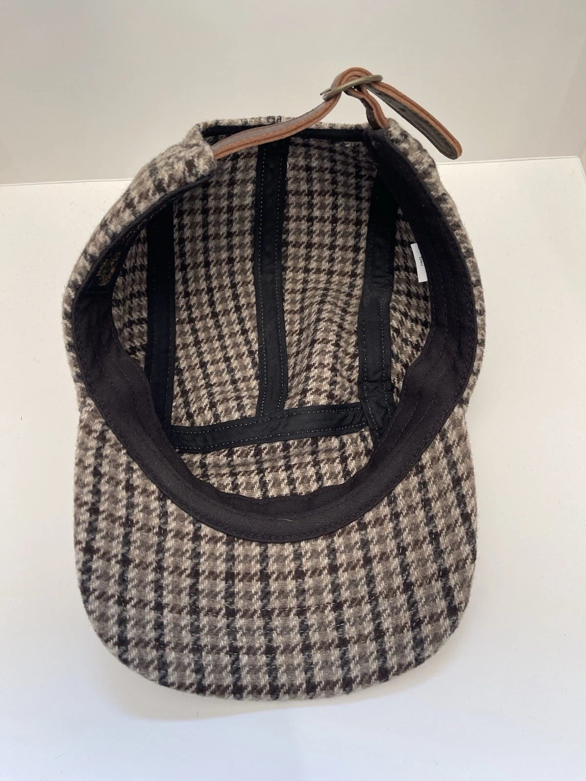 eBay 168520570678 photo 6: Supreme Houndstooth Wool Camp Cap In Brown (FW 2023) One Size