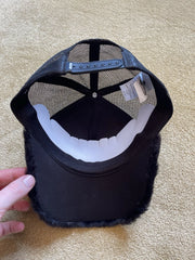 eBay 168357558201 photo 5: Palace Claw Furry Trucker Cap in Black (FW 2025)
