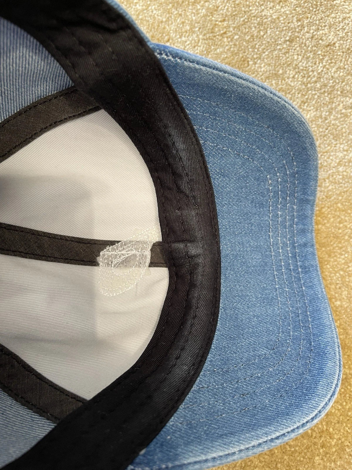 eBay 168549854382 photo 10: Men’s Palace Denim P 6-Panel Stone Wash Cap (FW 2025)