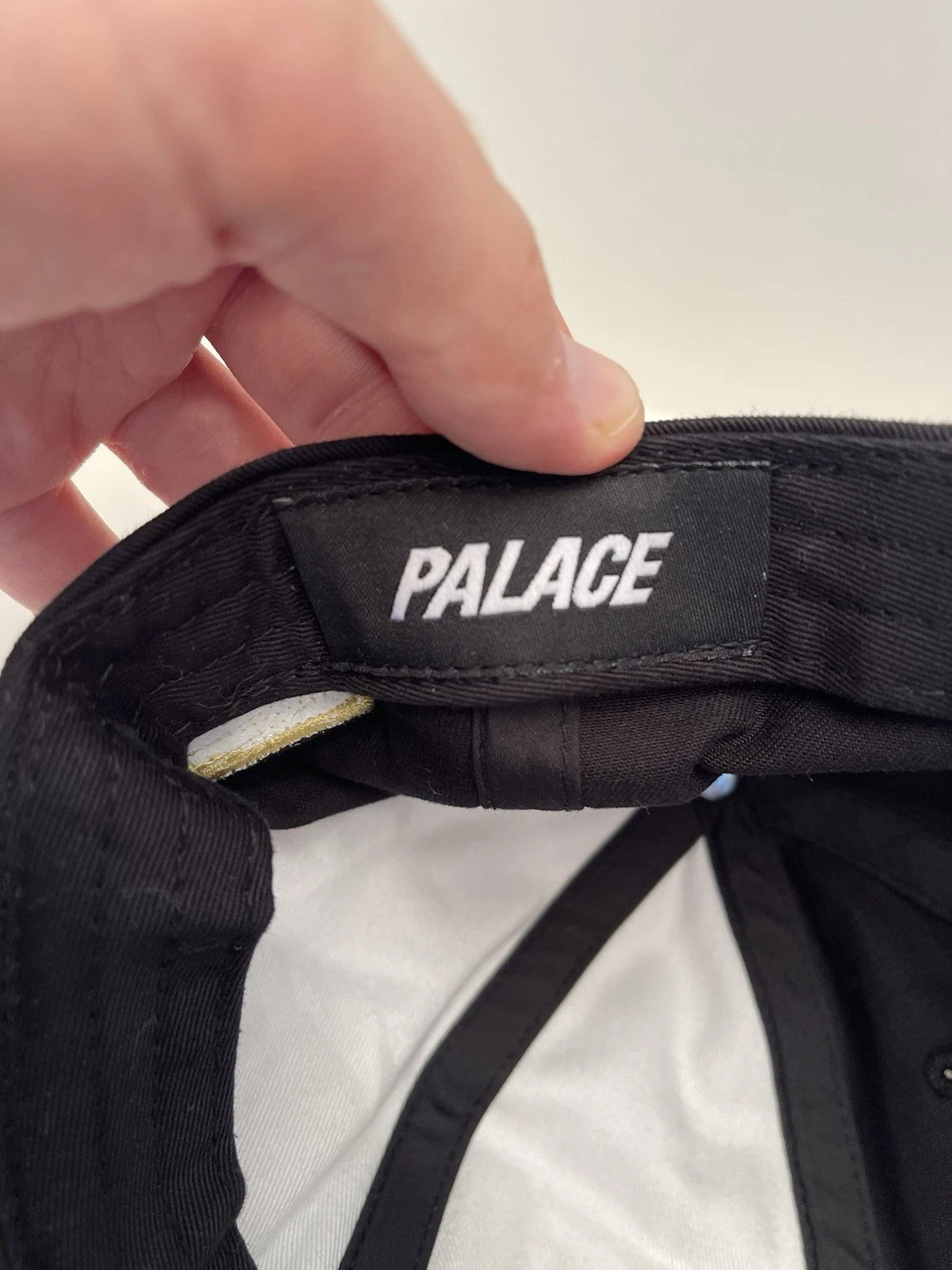 eBay 168540051605 photo 7: Palace Italia 6-Panel Cap In Black (SS 2024) One Size