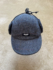 eBay 168384231558 photo 4: Men’s Palace Harris Tweed Earflap 4 Panel Cap In Grey (FW 2020) Size S/M