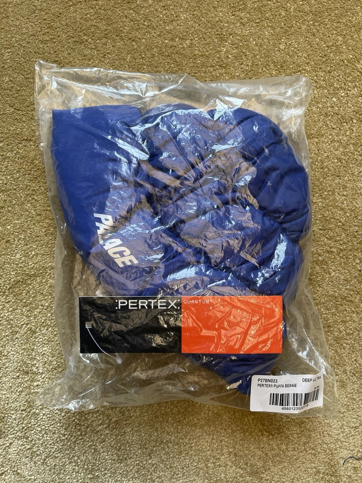 eBay 168200118352 photo 8: Men’s Palace Peretex Puffa Beanie Hat In Ultra Blue (FW 2024) Size S/M, BNWT