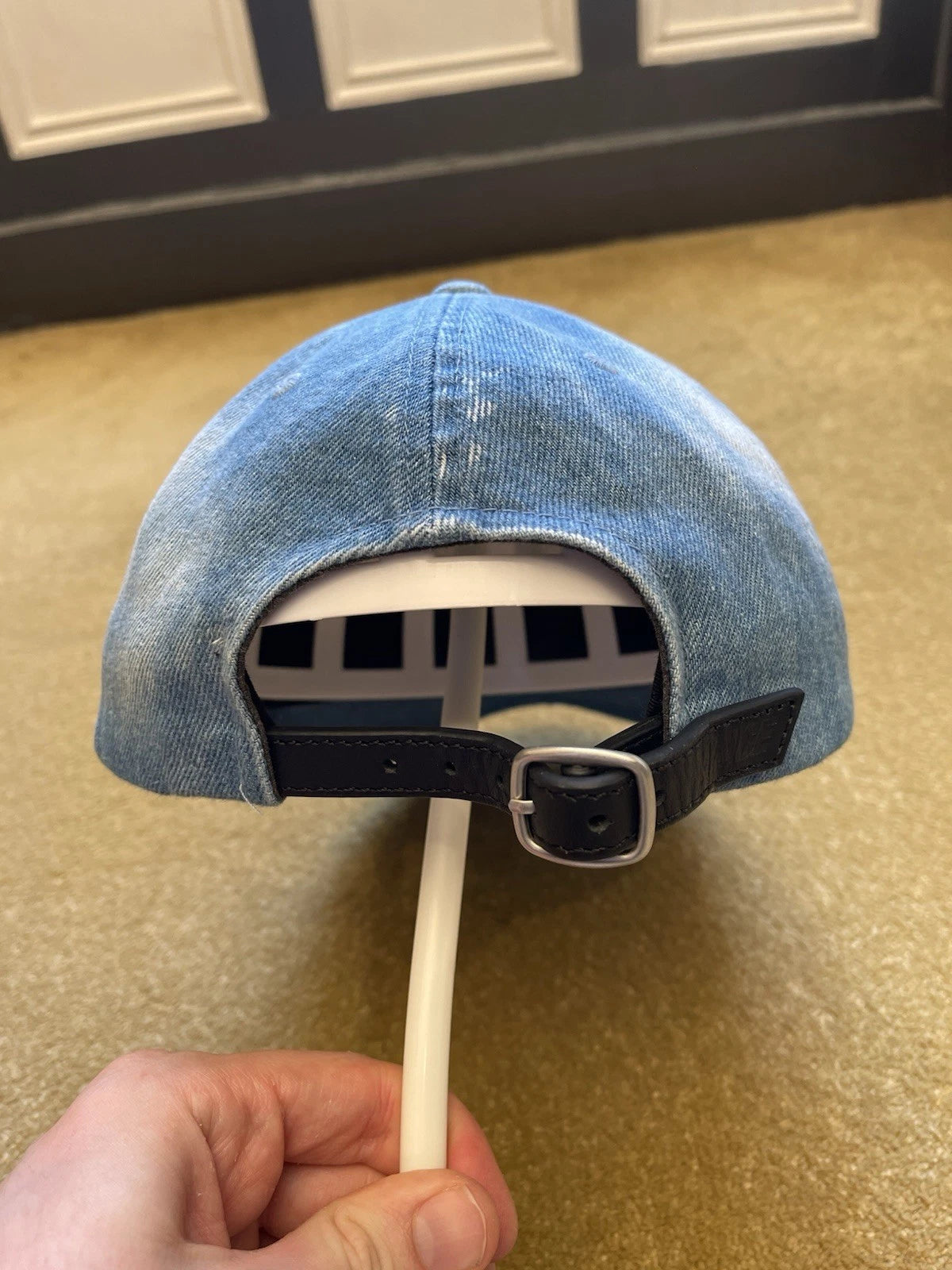 eBay 168549854382 photo 4: Men’s Palace Denim P 6-Panel Stone Wash Cap (FW 2025)