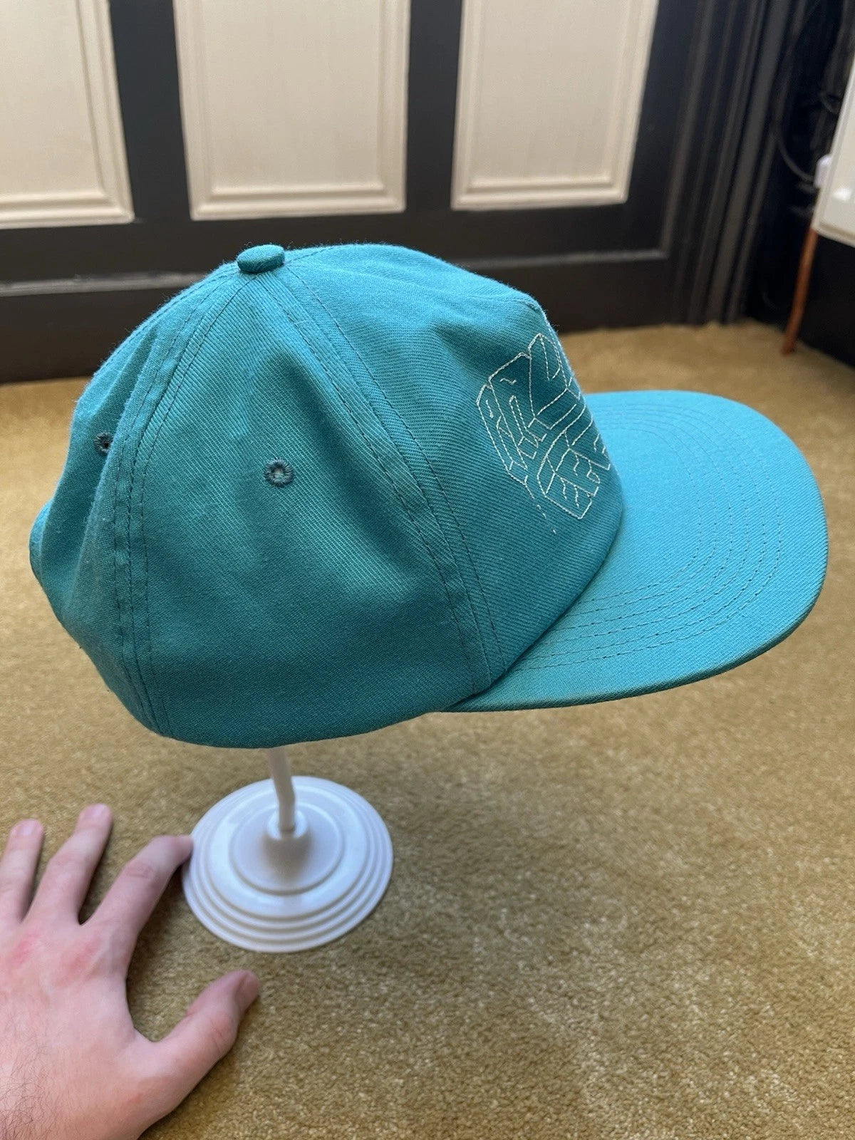 eBay 168097224626 photo 2: Palace ‘Palace Effect’ Cap in Teal Blue (FW 2015)