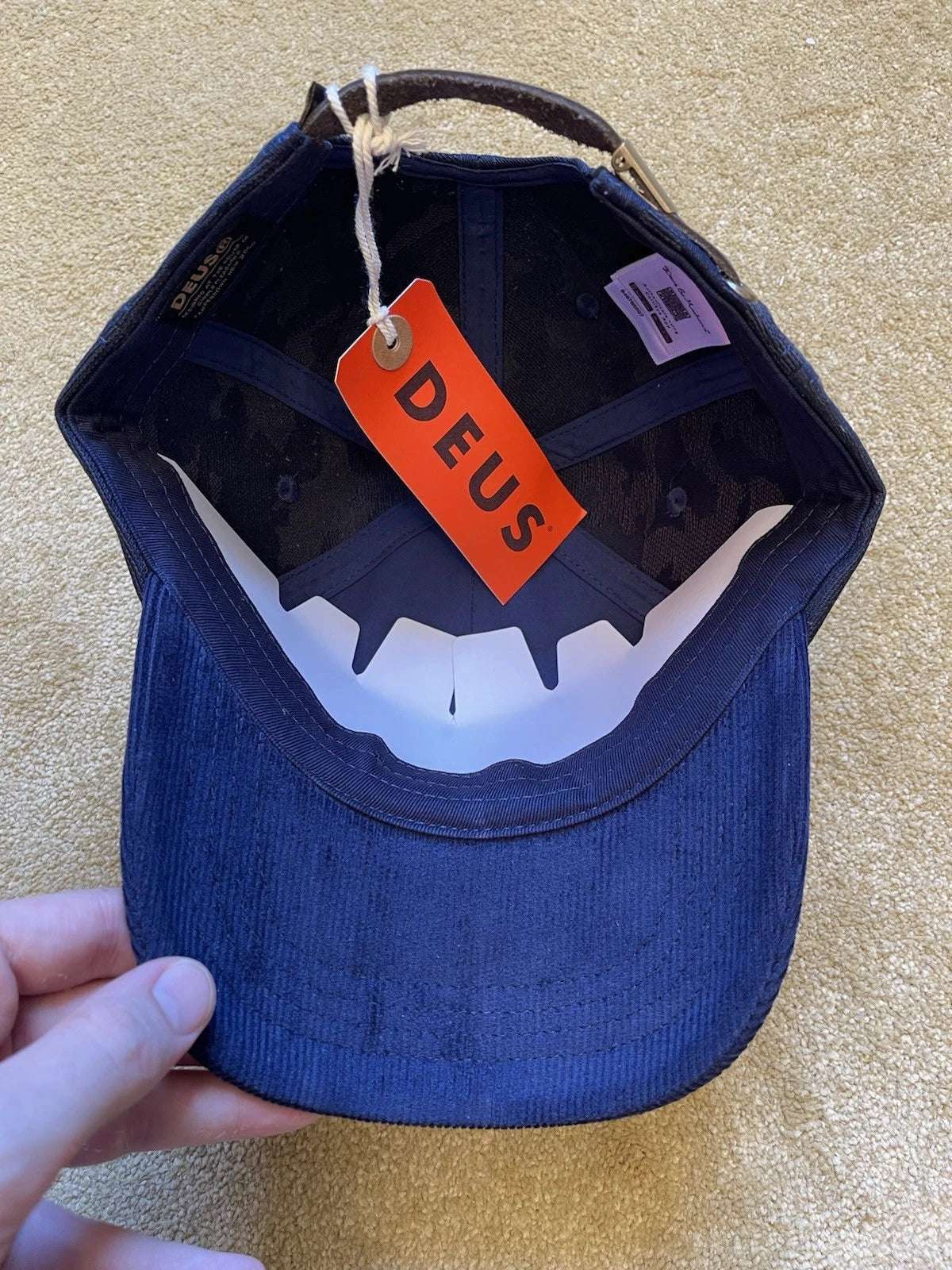 eBay 168441763812 photo 5: Deus Ex Machina Idaho Cap In Indigo, One Size, BNWT