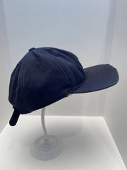 eBay 168535134981 photo 3: Supreme Distressed Script 6-Panel Cap In Black (FW 2025) One Size