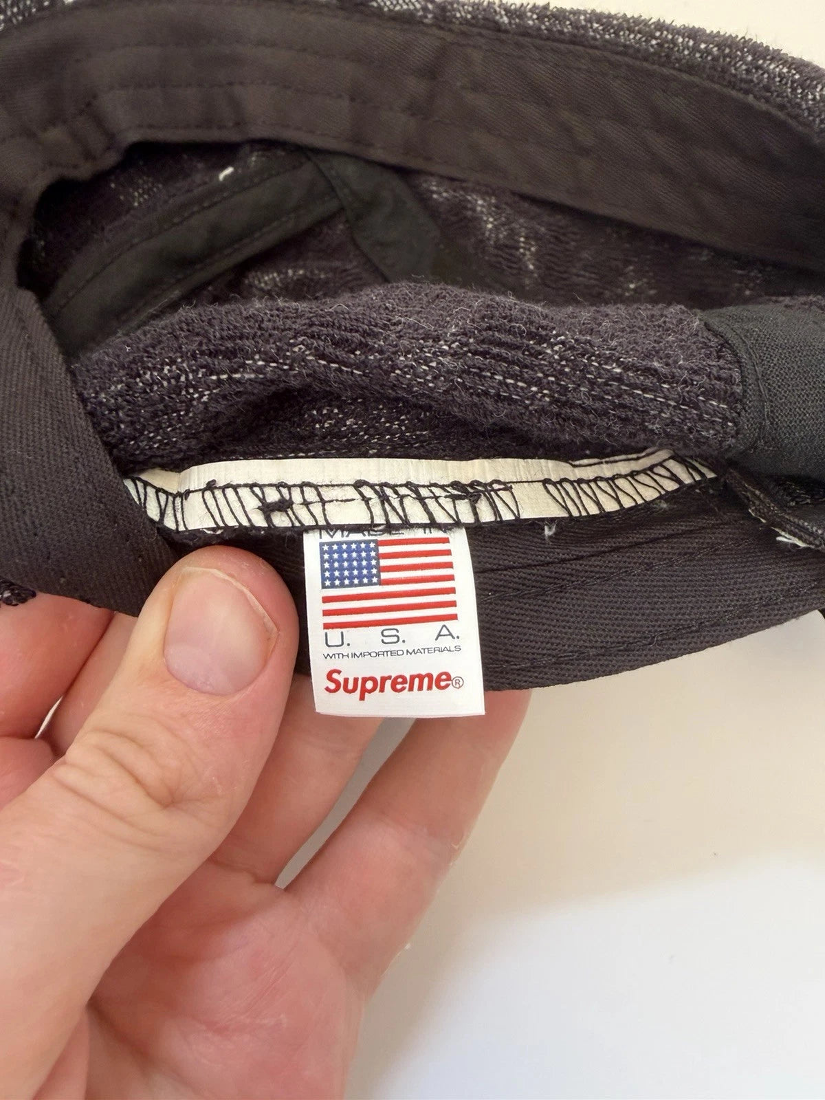 eBay 168569609214 photo 7: Supreme Terry Spellout Camp Cap In Black (SS 2022) One Size