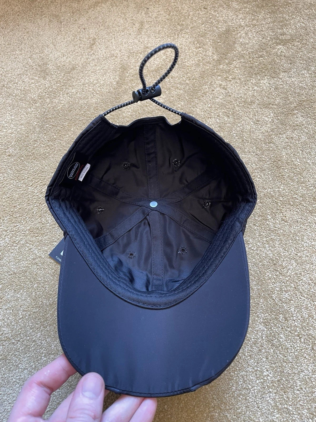 eBay 168294955859 photo 4: Men’s Pleasures x Boiler Room Sports Cap in Black, BNWT