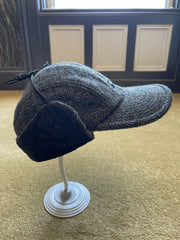 eBay 168384231558 photo 3: Men’s Palace Harris Tweed Earflap 4 Panel Cap In Grey (FW 2020) Size S/M