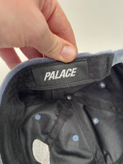 eBay 168475814824 photo 7: Palace Velvet P 6-Panel Cap In Blue/White (SS 2018) One Size