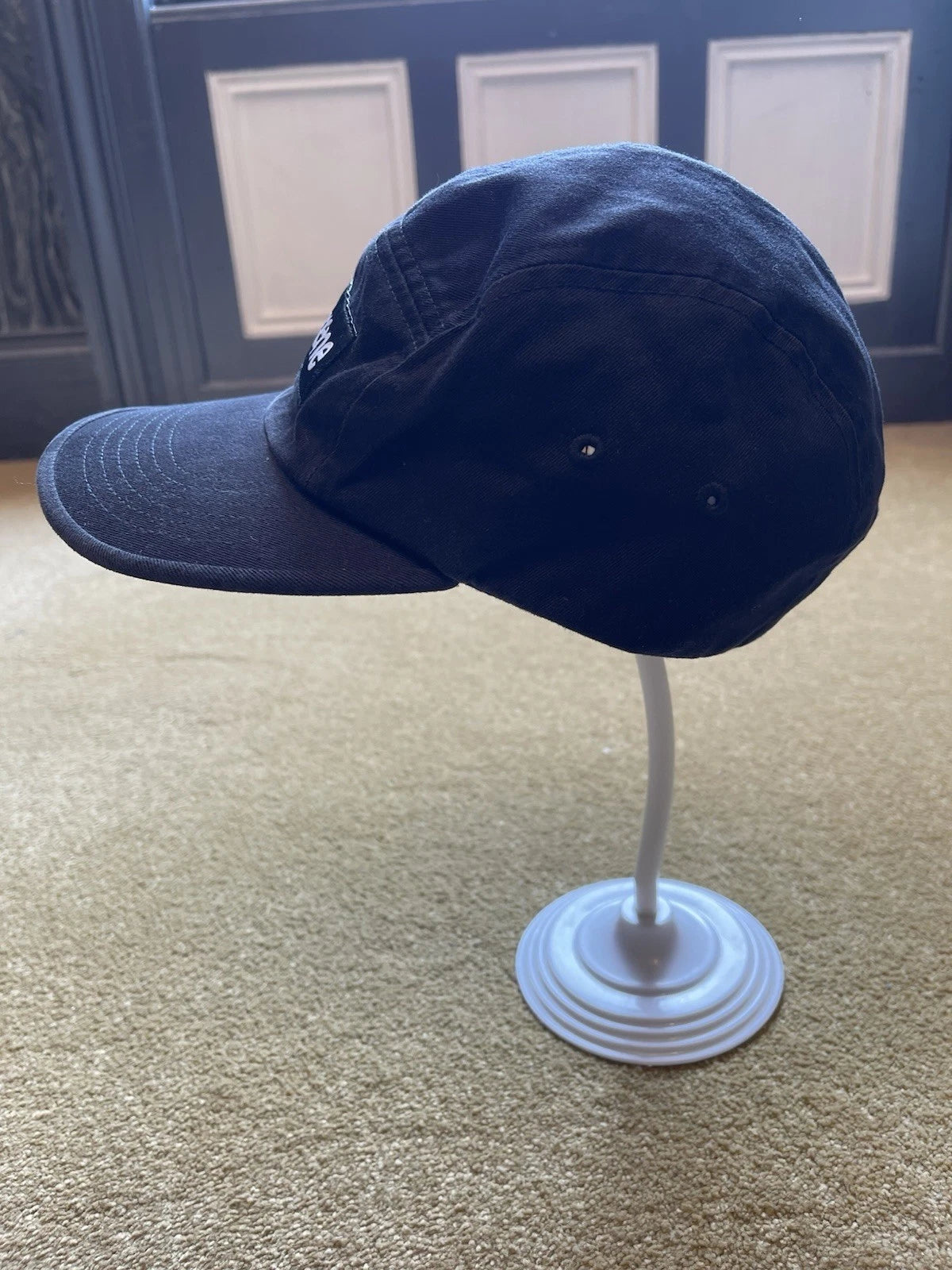 eBay 168433053590 photo 6: Supreme Washed Chino Twill Camp Cap In Black (SS 2024)