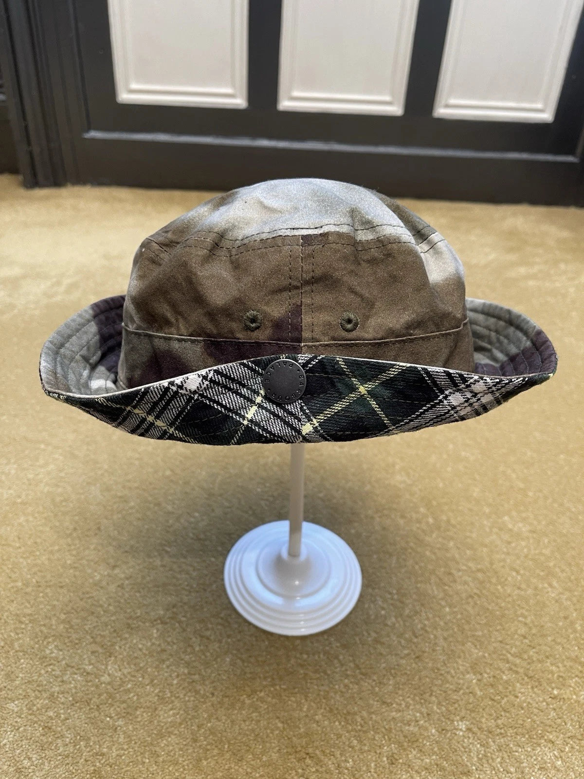 eBay 168185662352 photo 8: Men’s Barbour x Palace Sports Hat In Camo Size M (FW 2023)