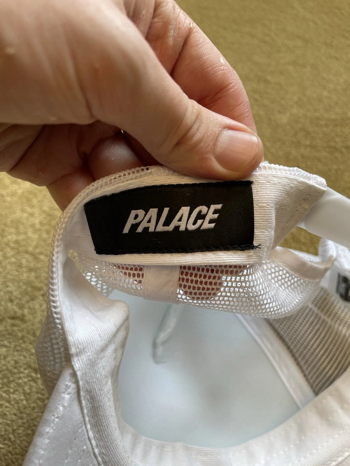 eBay 168357544084 photo 6: Palace Forever Trucker Cap In White (SS 2023)