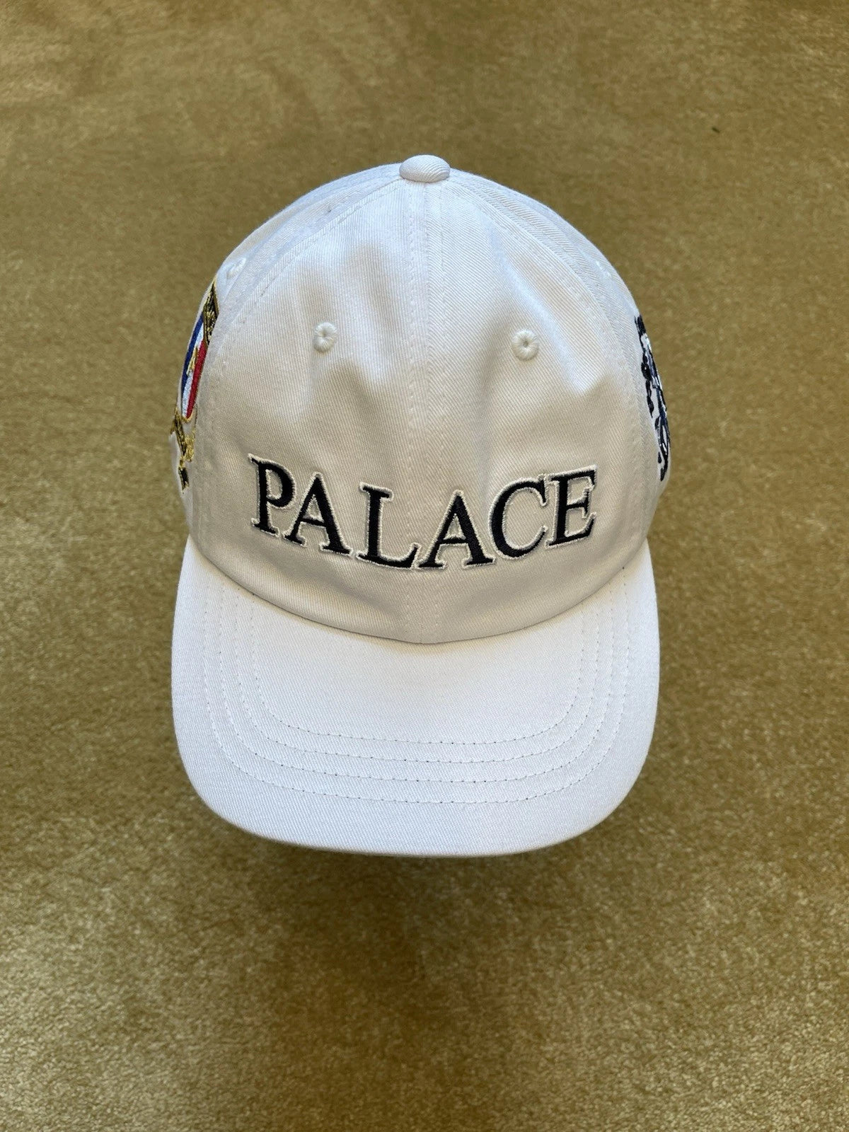 eBay 168192157176 photo 2: Men’s Palace Rugby 6-Panel Cap in White (SS 2025)