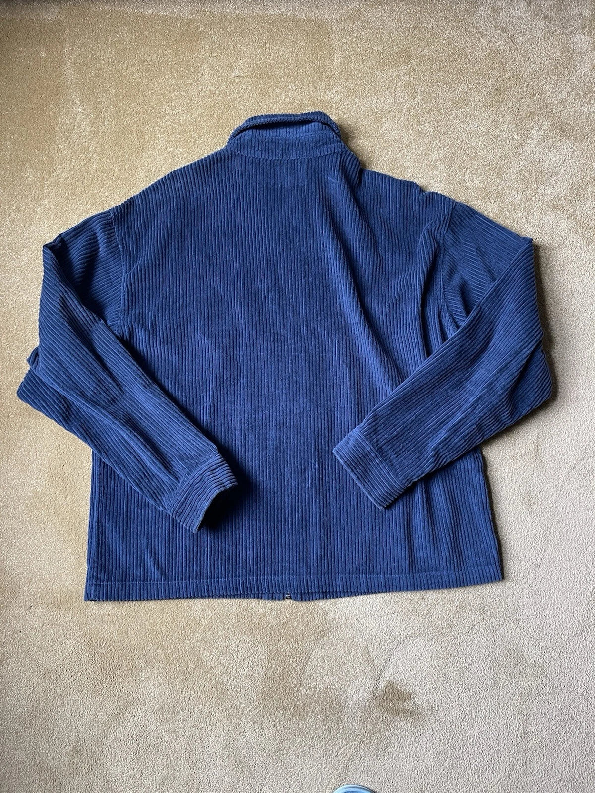 eBay 168238259560 photo 7: Men’s Brain Dead Cobblestone Cord Zip Shirt Jacket in Navy/Blue Size Large