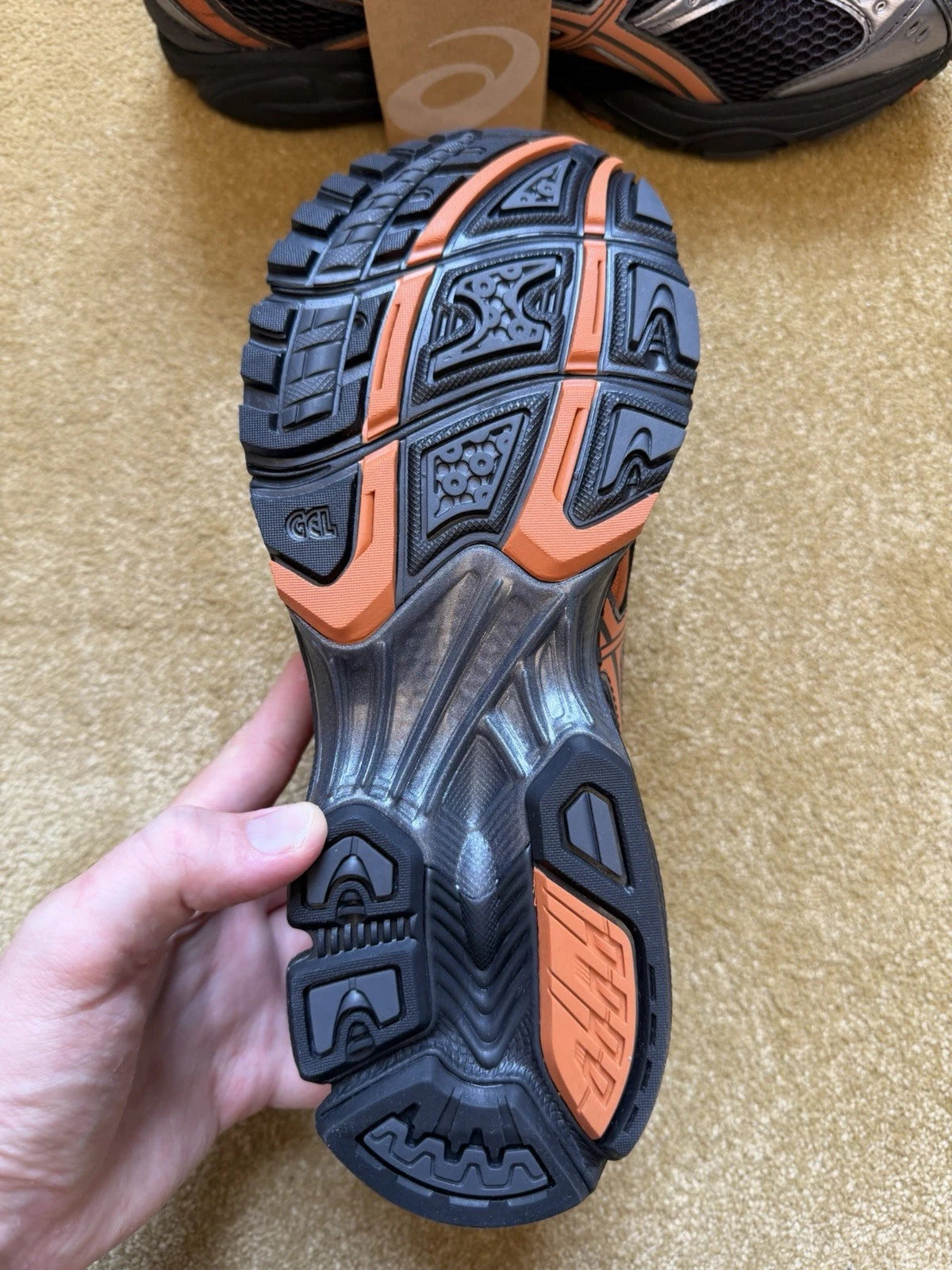 eBay 168552614604 photo 4: Men’s ASICS Gel-Nimbus 10.1 Trainers In Black/Rust Orange Size UK 8, BNIB