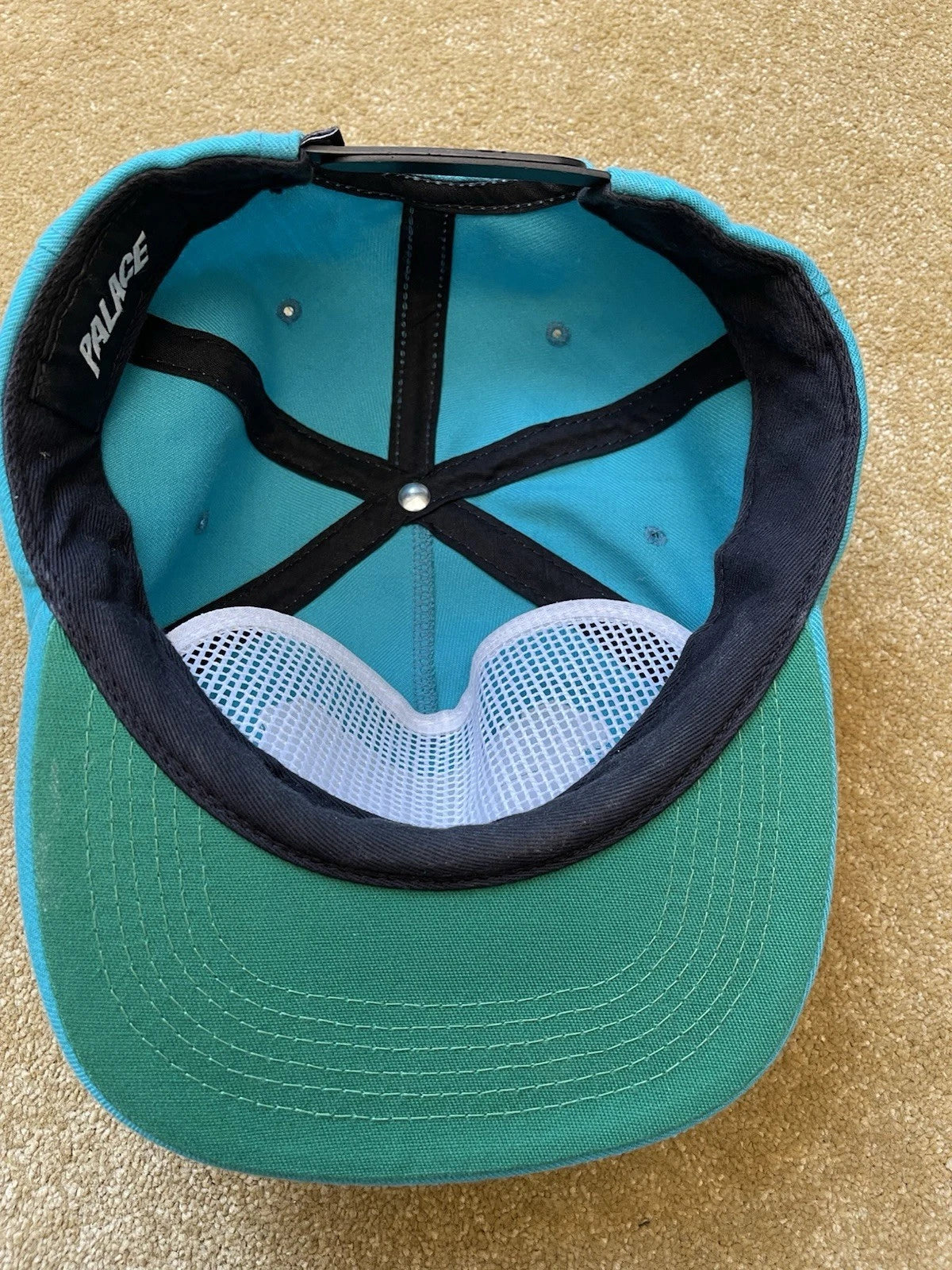 eBay 168097224626 photo 6: Palace ‘Palace Effect’ Cap in Teal Blue (FW 2015)