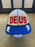 eBay 168441718904 photo 1: Deus Ex Machina Restwell Wool Cap In Cream/Blue, One Size, BNWT
