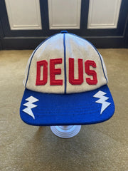 eBay 168441718904 photo 1: Deus Ex Machina Restwell Wool Cap In Cream/Blue, One Size, BNWT