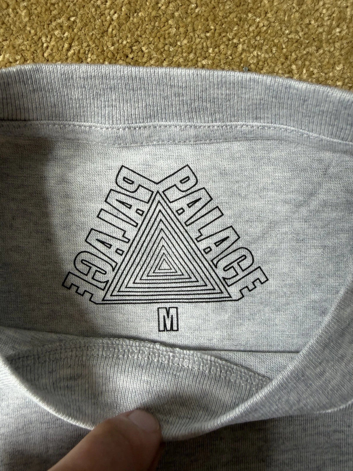 eBay 168549908234 photo 3: Palace Spiked Long Sleeve In Grey Marl (FW 2024) Size M, Brand New