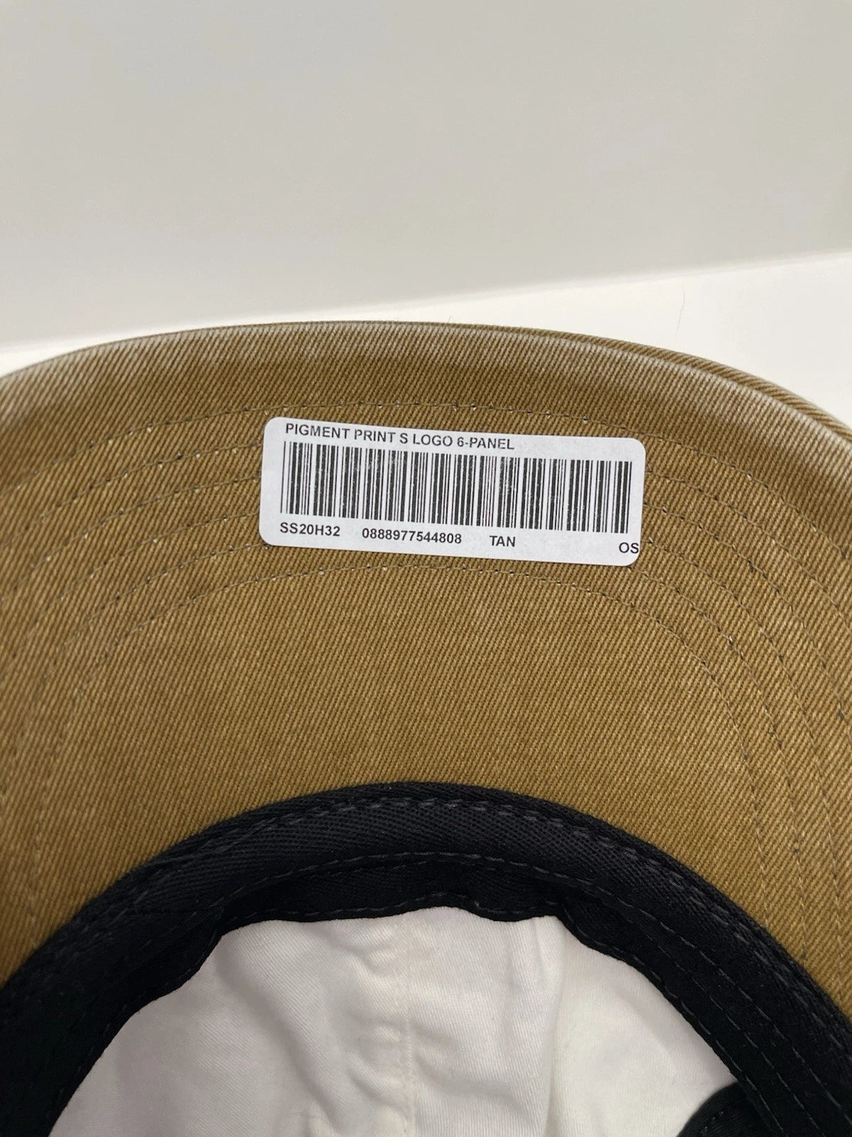 eBay 168540228034 photo 7: Supreme Pigment Coated S Logo 6-Panel Cap In Brown (SS 2026) One Size, Brand New