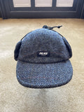 eBay 168384231558 photo 1: Men’s Palace Harris Tweed Earflap 4 Panel Cap In Grey (FW 2020) Size S/M