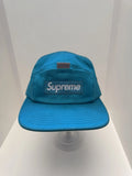 eBay 168575010589 photo 1: Supreme Reflective Tab Pocket Camp Cap In Teal (SS 2018) One Size