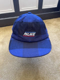 eBay 168089912533 photo 1: Men’s Palace Plaid Stadium 6-Panel Cap in Blue (FW 2020)