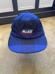 eBay 168089912533 photo 1: Men’s Palace Plaid Stadium 6-Panel Cap in Blue (FW 2020)