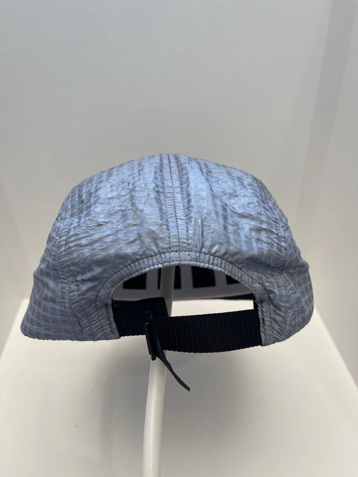eBay 168525637993 photo 4: Supreme Metallic Check Camp Cap In Light Purple (SS 2017), One Size