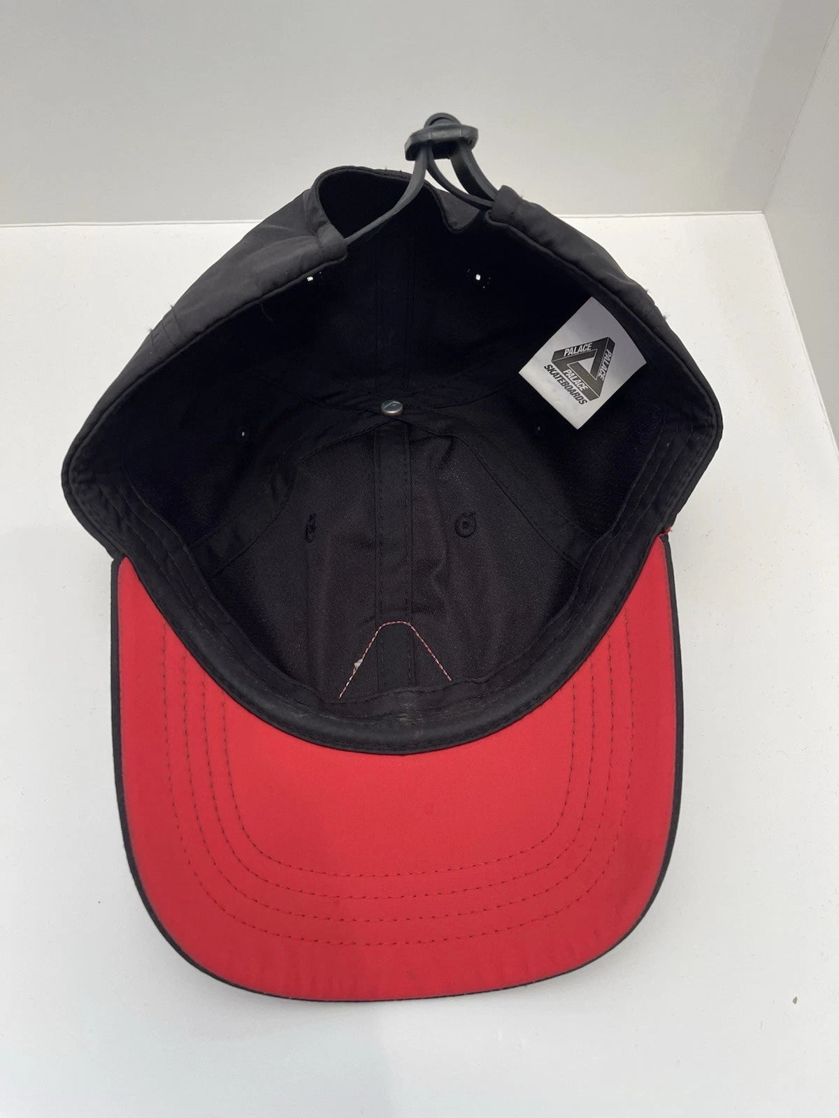 eBay 168540210330 photo 6: Palace Strap Shell 6-Panel Cap In Black/Red (SS 2019) One Size