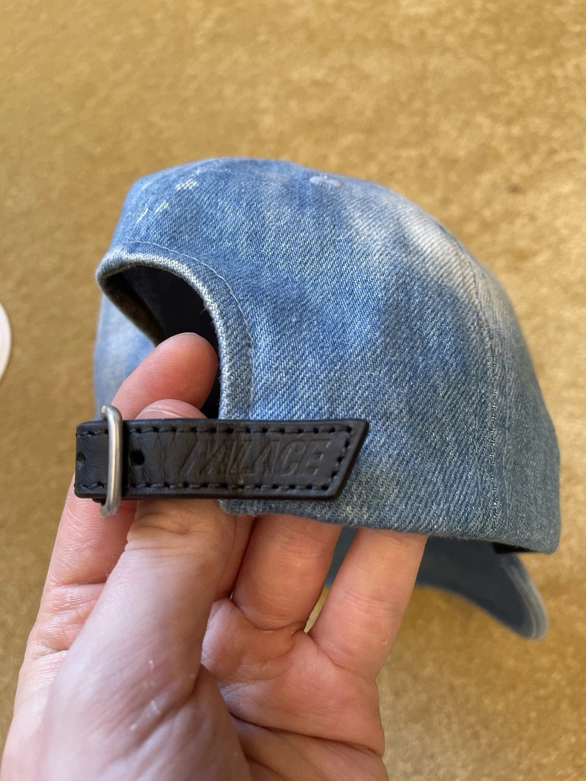 eBay 168549854382 photo 9: Men’s Palace Denim P 6-Panel Stone Wash Cap (FW 2025)