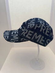 eBay 168569609214 photo 3: Supreme Terry Spellout Camp Cap In Black (SS 2022) One Size