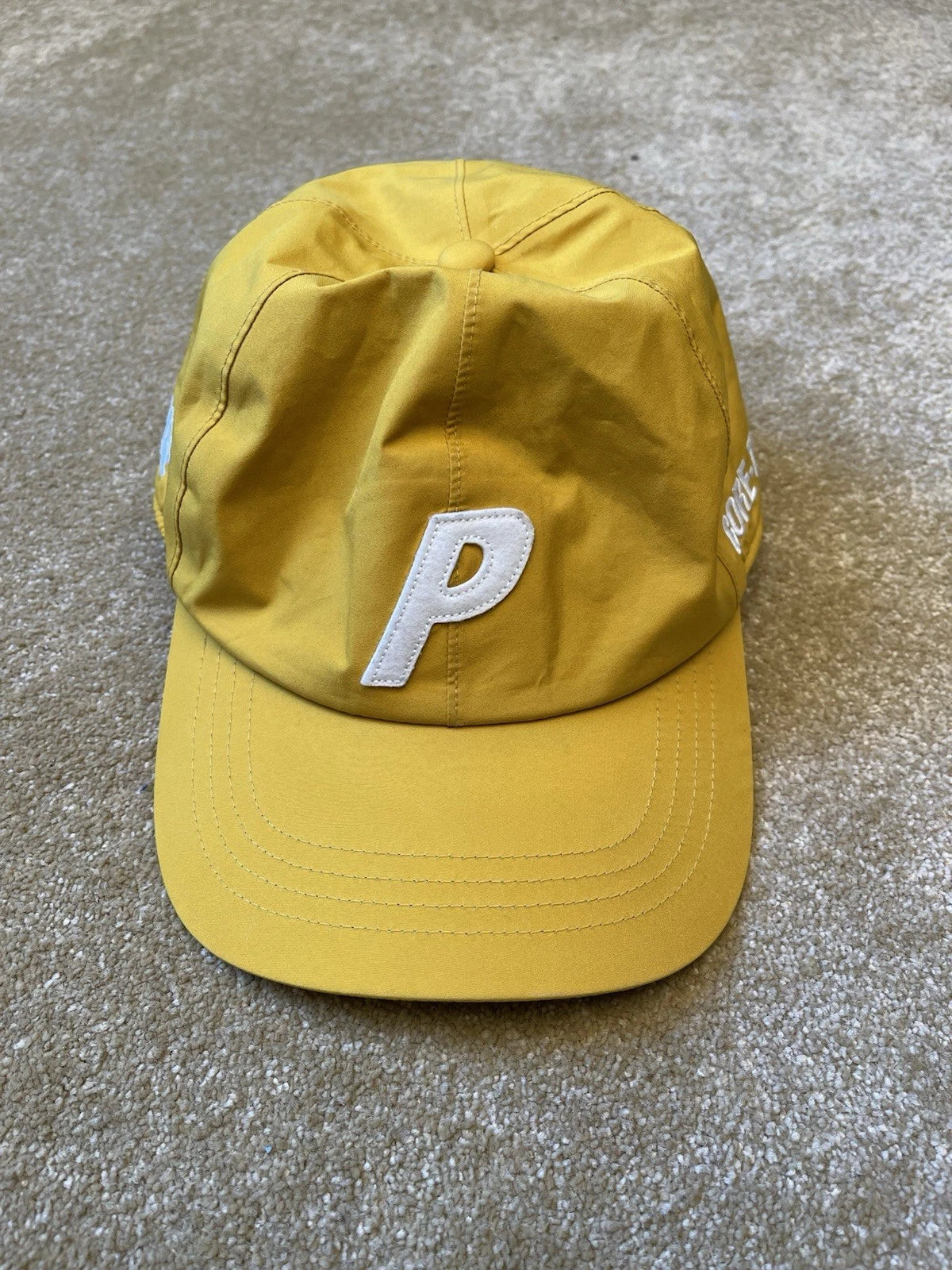 eBay 168084706202 photo 1: Men’s Palace Gore-Tex P 6-Panel Cap in Yellow (FW 2020)