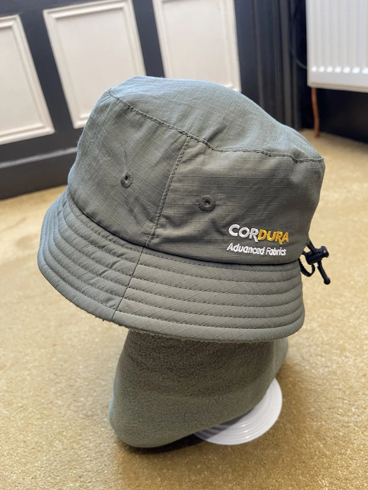 eBay 168122943417 photo 4: Men’s Palace Polartec Cordura Mask Bucket Hat in Olive Size S/M (FW 2023)