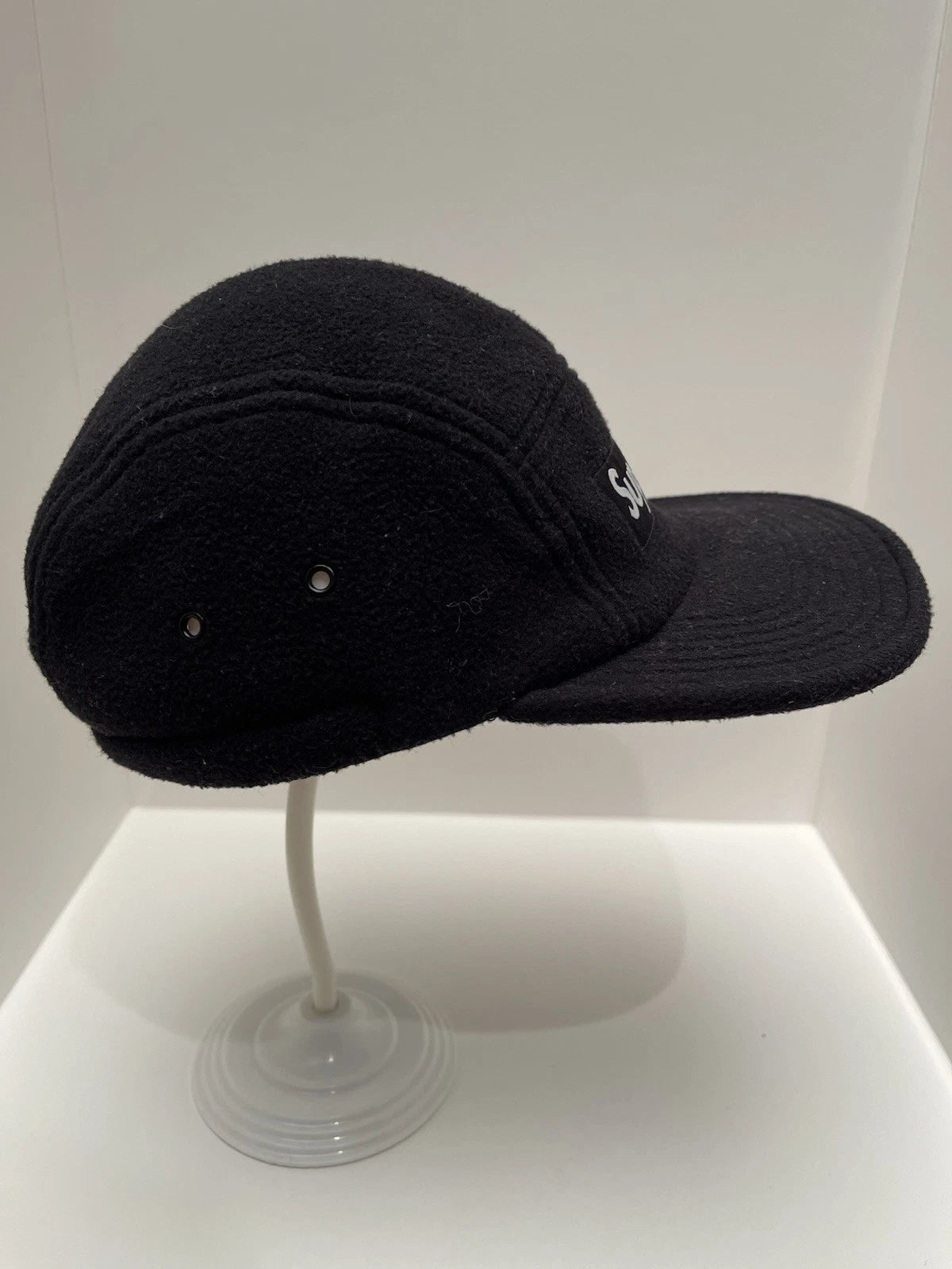 eBay 168449721163 photo 5: Supreme Fleece Pull Cord Camp Cap In Black (FW 2018) One Size