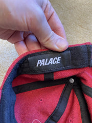eBay 168357502863 photo 5: Men’s Palace P Wool 6-Panel Cap In Burgundy (FW 2019)