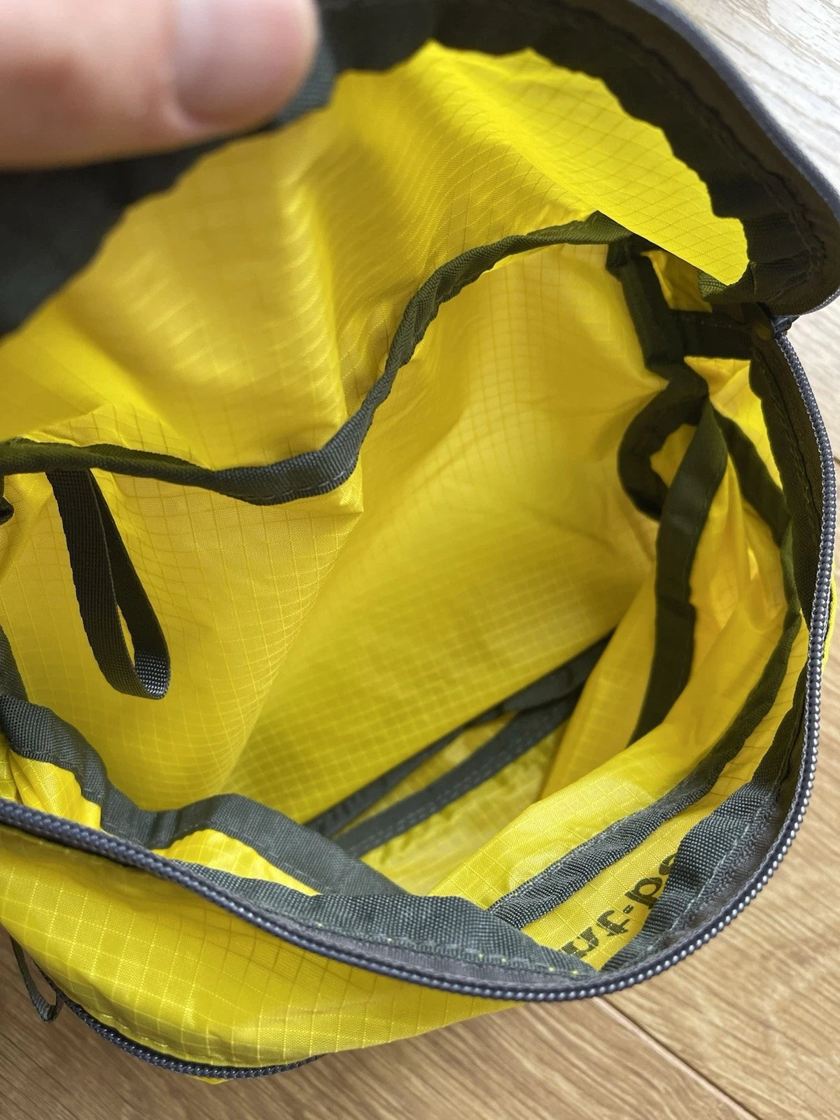 eBay 168529163594 photo 6: Montbell Pocketable Light Banana Pouch Waist Bag In Yellow, BNWT